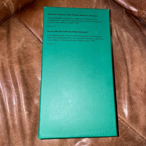 NWT NIB Starbucks® 118th Ed. Bearista® Girl Bear - Pink Trapper Sherpa Hat - Picture 12 of 16